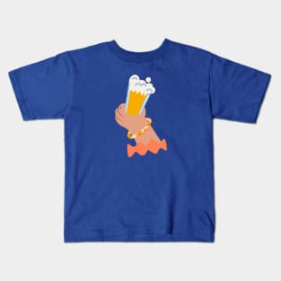 Beer in Hand Kids T-Shirt